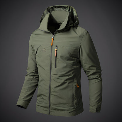 Finnegan - Ležérní outdoorová bunda s kapucí pro muže