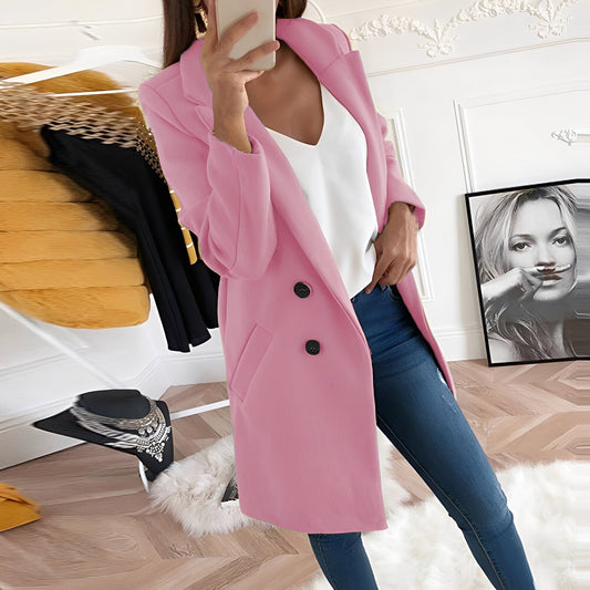 Nichole - Elegantní a teplý dlouhý kabát pro dámy