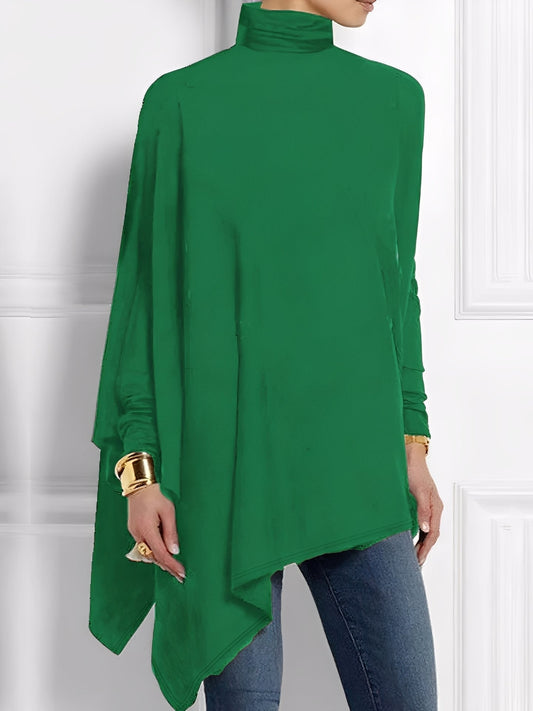 Kalysta - Stylové asymetrické Fleece-Oberteil pro ženy