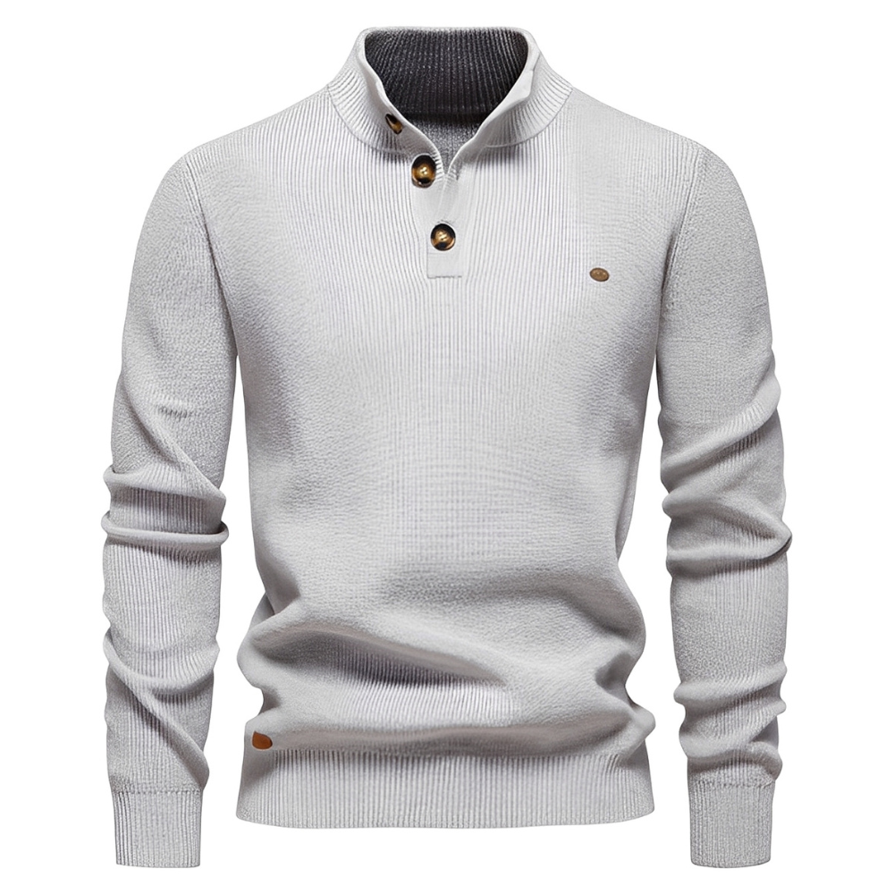 Brant - Stylový svetr s čtvrtinovým zipem pro muže