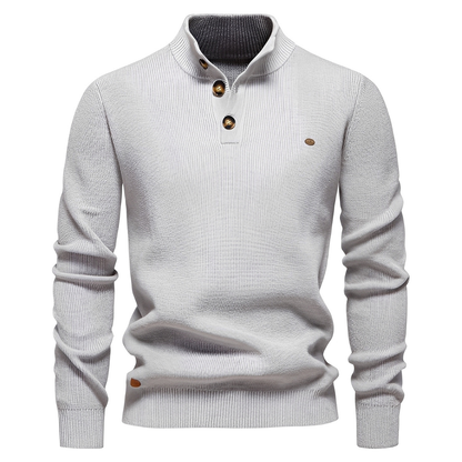Brant - Stylový svetr s čtvrtinovým zipem pro muže