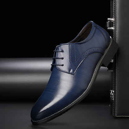 Desmond - Formální kožené boty s brogue detaily pro muže