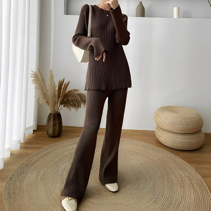 Winona - Ležérní, volně pletené outfit-sada pro dámy