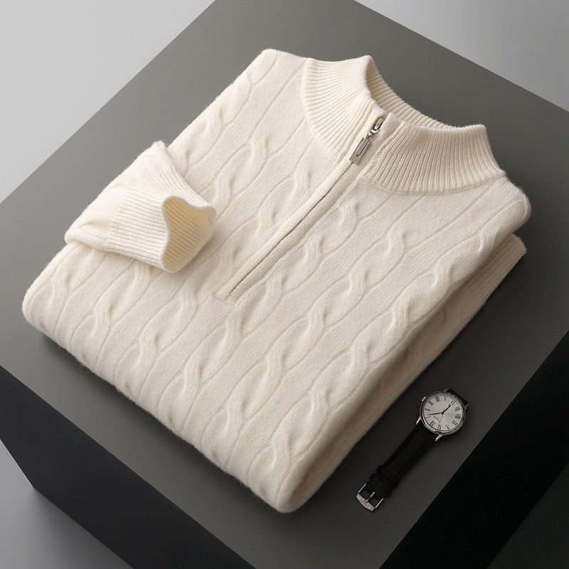 Micheal - Módní, tlustý, měkký svetr pro muže