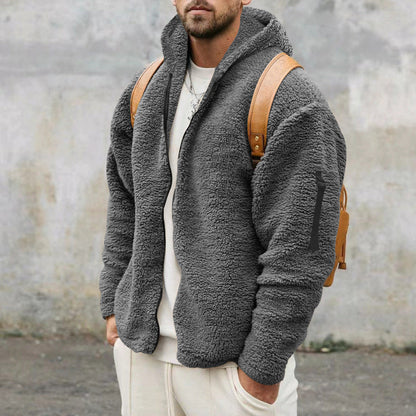 Azurová - Teplá fleece bunda