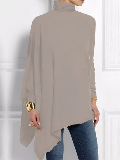 Kalysta - Stylové asymetrické Fleece-Oberteil pro ženy