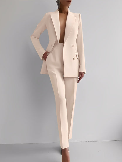 Nydia - Formální slim-fit souprava saka a kalhot pro ženy