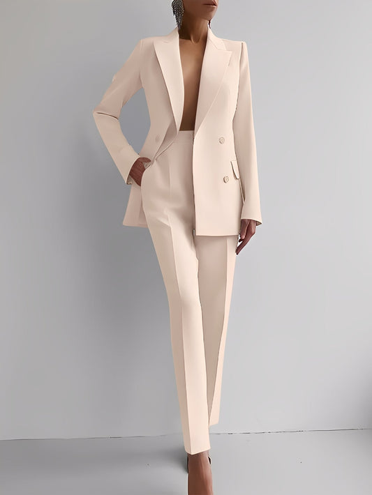 Nydia - Formální slim-fit souprava saka a kalhot pro ženy