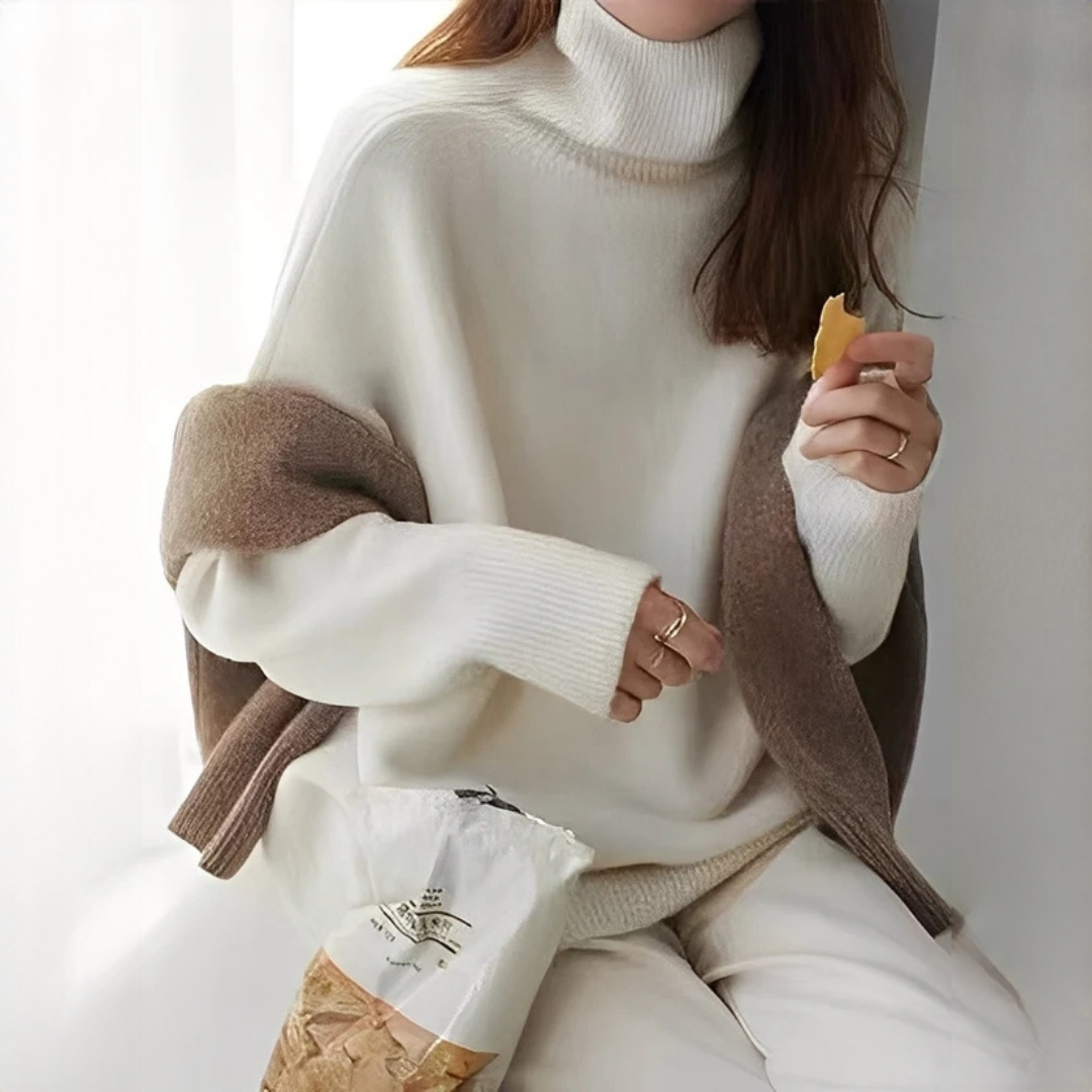 Adrienne - Stylový a teplý rolákový svetr