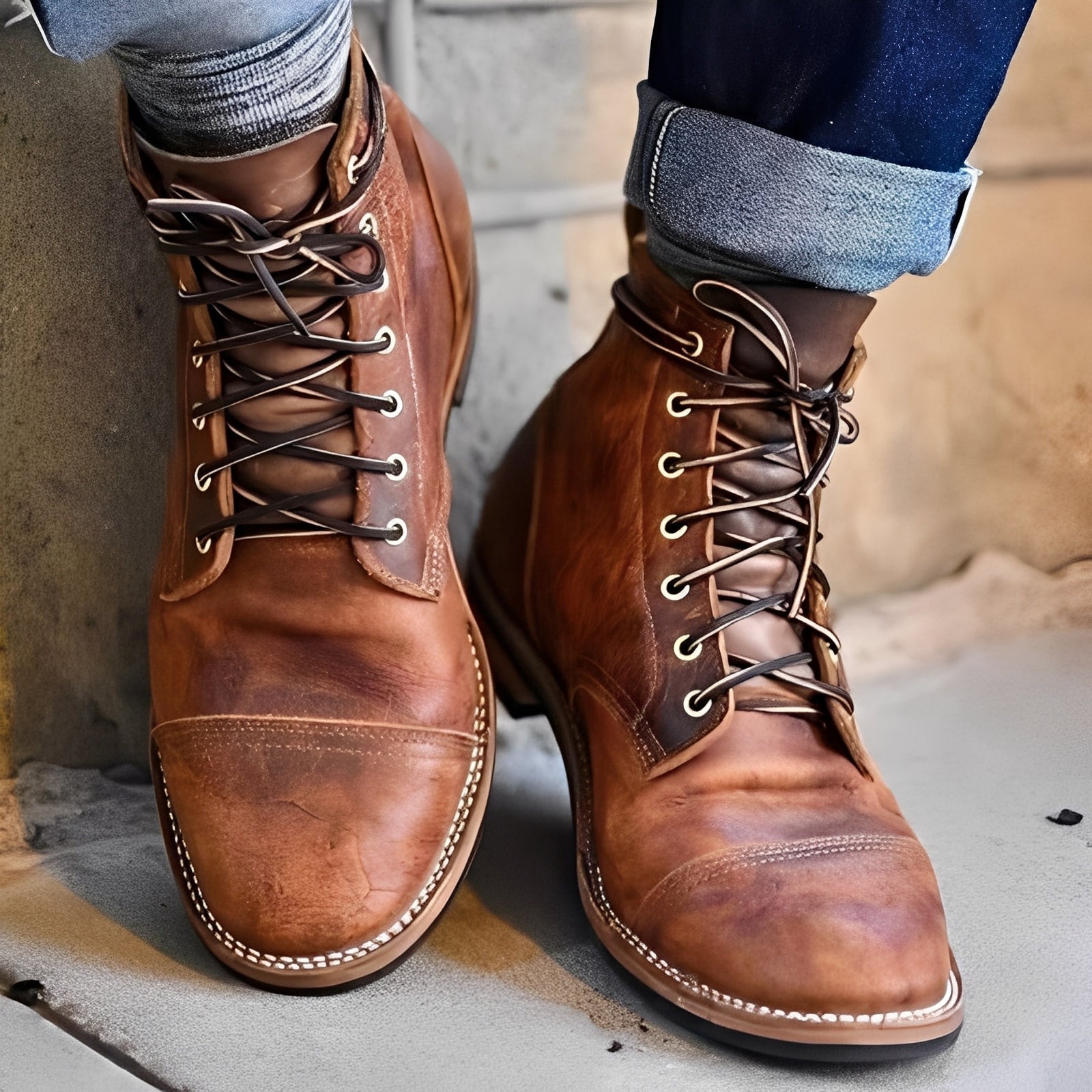Garrick – Robustní retro boty pro muže