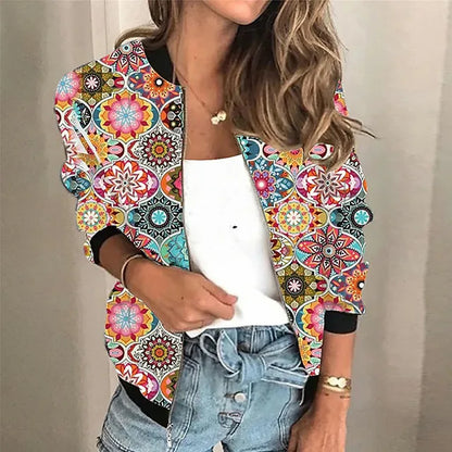 Mariam - Nápadná zip bunda pro ženy