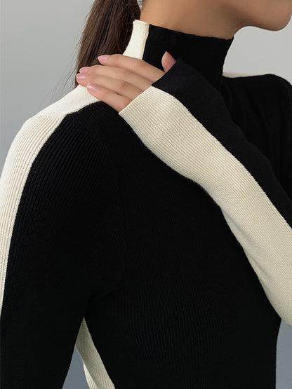 Tabea – Dvoubarevný oboustranný strikací top