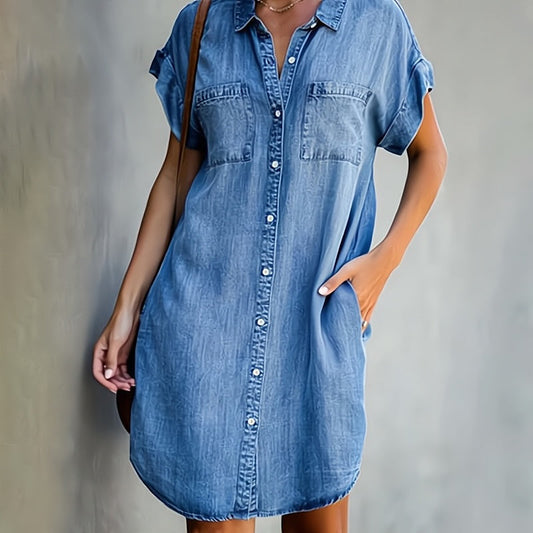 Daphné – Šaty z elegantního denimu