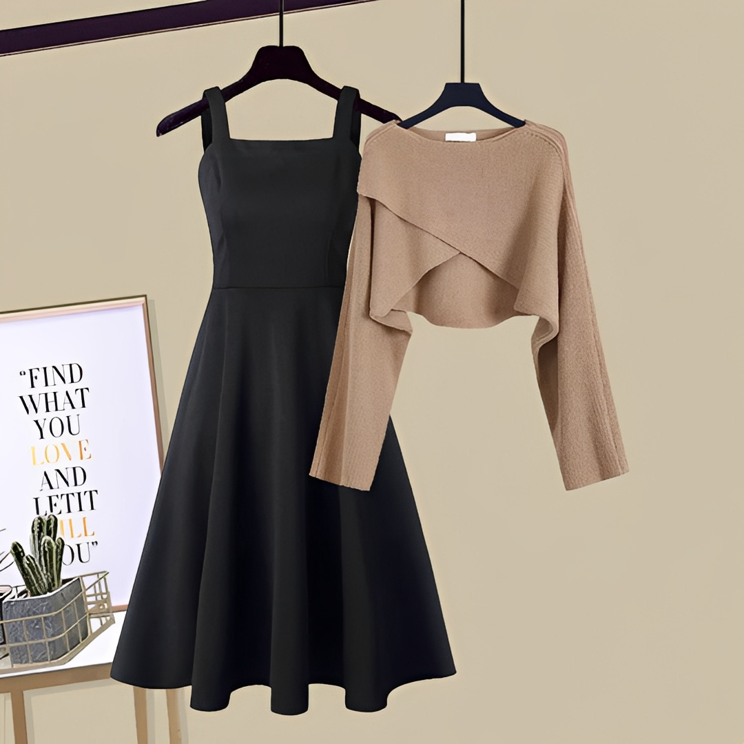 Violaine - Stylová sada pletených šatů pro ženy