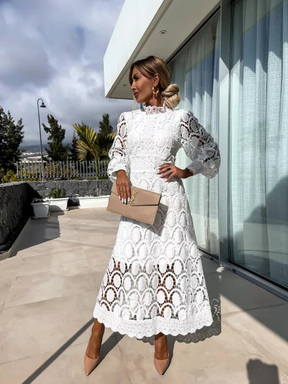 Doreah - Krajkové Bodycon Šaty Dámské, Elegantní & Přiléhavé