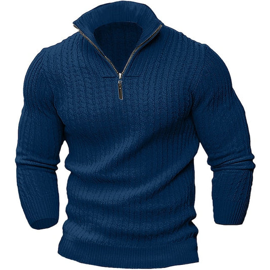Sanji - Elegantní pánský zipper svetr