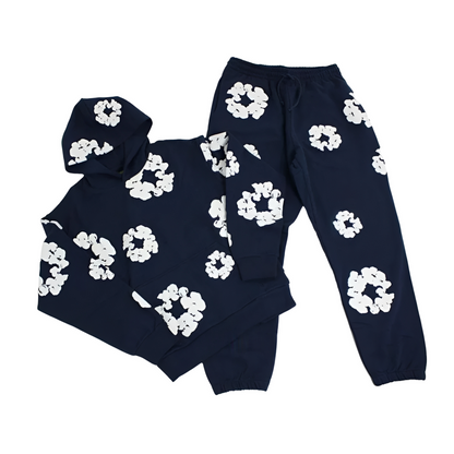 Theresa - Stylová, volně sedící souprava s květinovým vzorem pro ženy