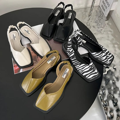 Camille - Slingback-sandály Městský Styl