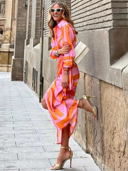 Arkisha - Dámské Zavinovací Šaty Midi Elegantní