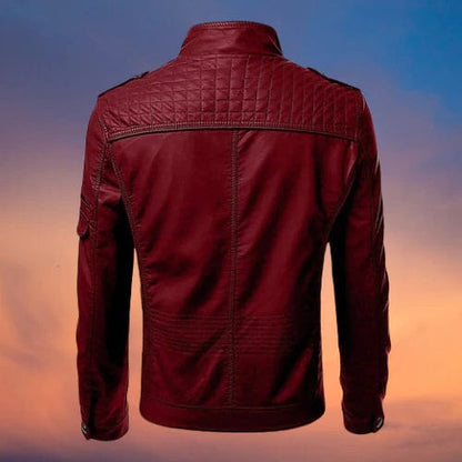 Lucas - Luxusní kožená bunda v moderním stylu
