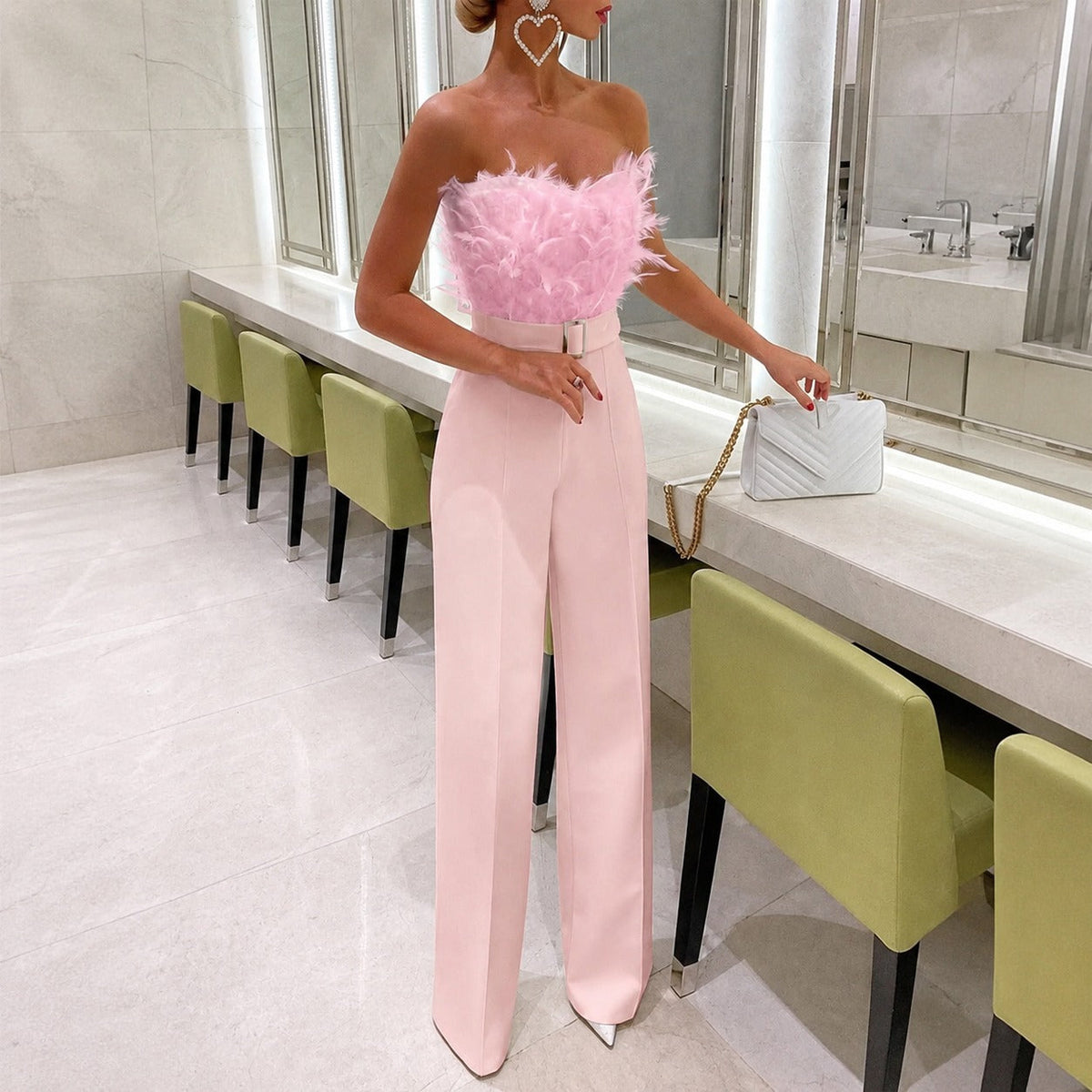 Frola - Stylový overal s bandeau vrškem