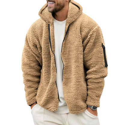 Azurová - Teplá fleece bunda