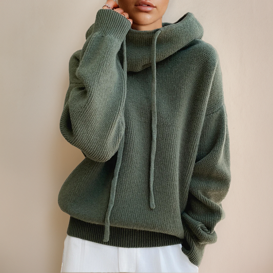 Eden - Elegantní Svetr s Rolákem z Merino Vlny