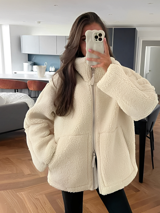 Daria – Kabát Teddy Oversize
