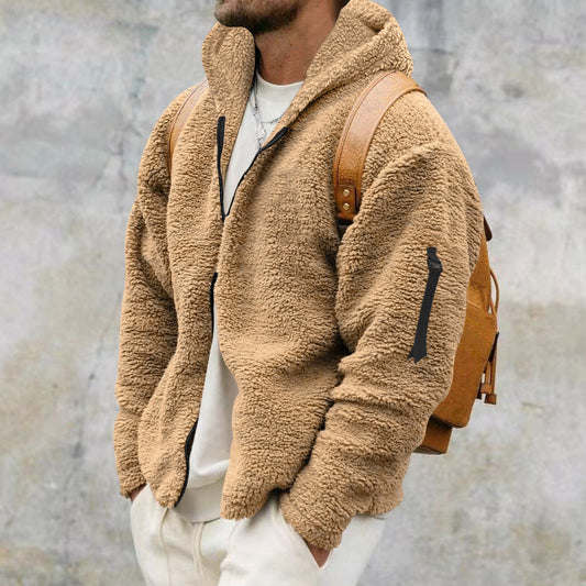 Azurová - Teplá fleece bunda