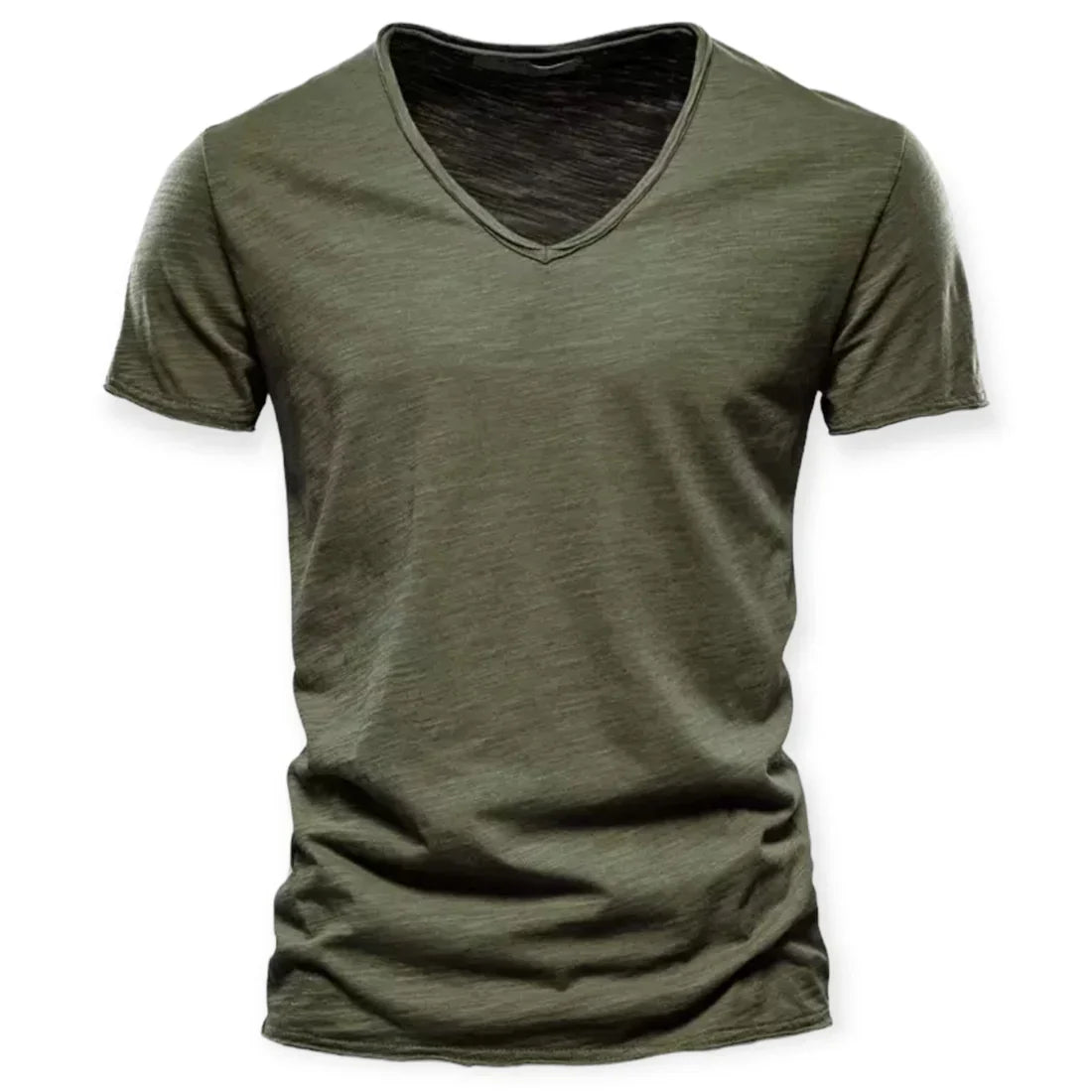 Archie - Pohodlné V-Neck Pánské Tričko Basic