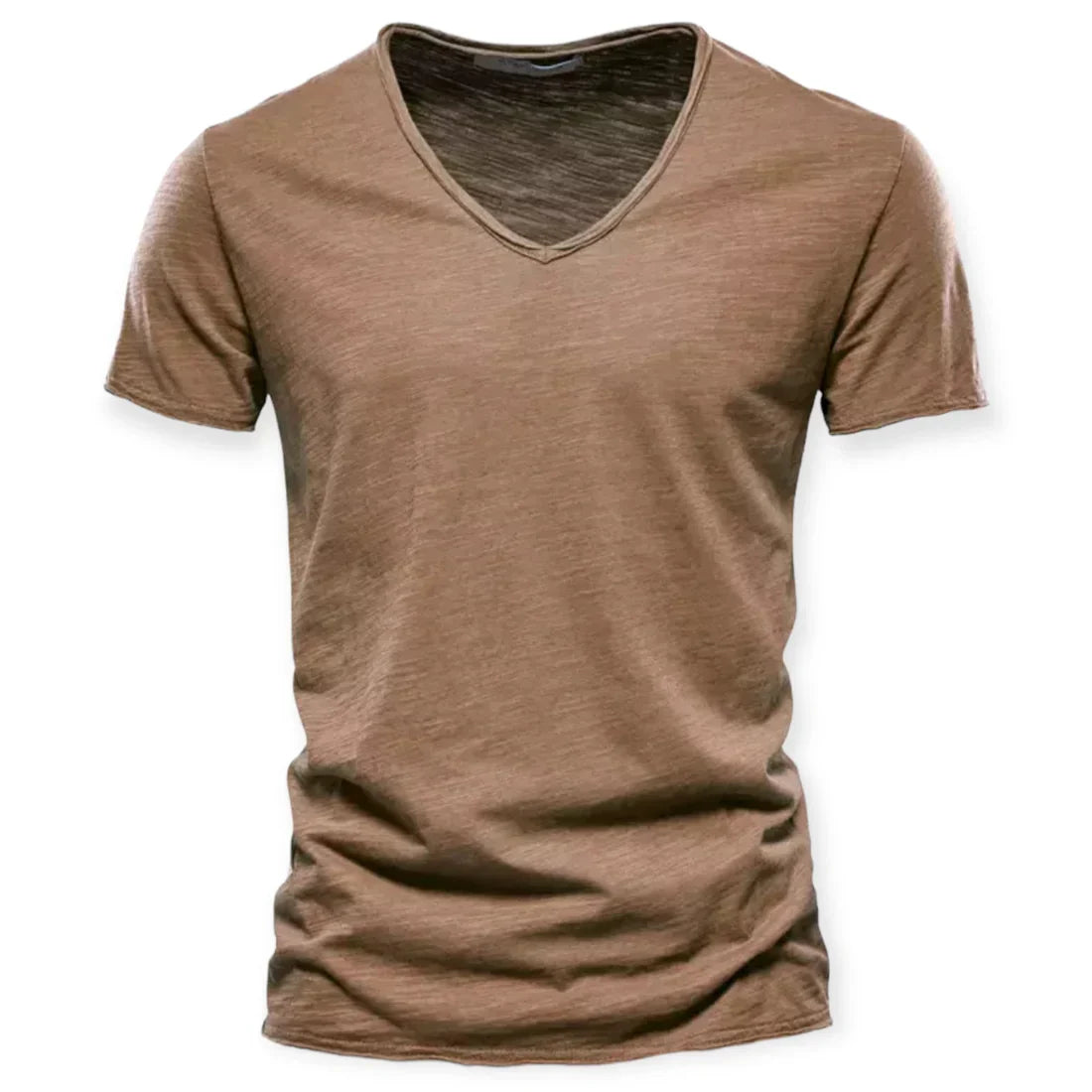 Archie - Pohodlné V-Neck Pánské Tričko Basic
