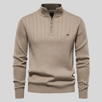 Zayne – Svetr Pohodlí s Poloviční Zip pro Každý Den