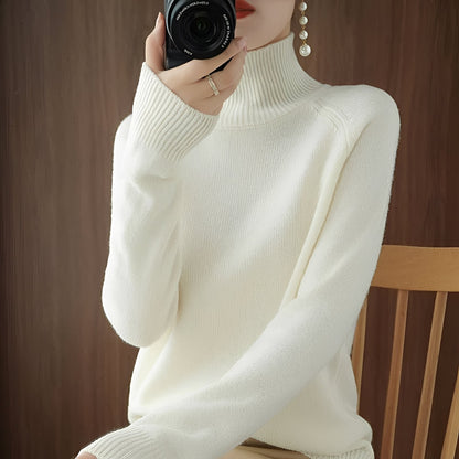 Ulyssa - Elegantní rolákový svetr z kašmíru pro ženy
