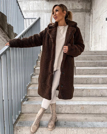 Georgiana - Elegantní umělá kožešinová bunda pro ženy