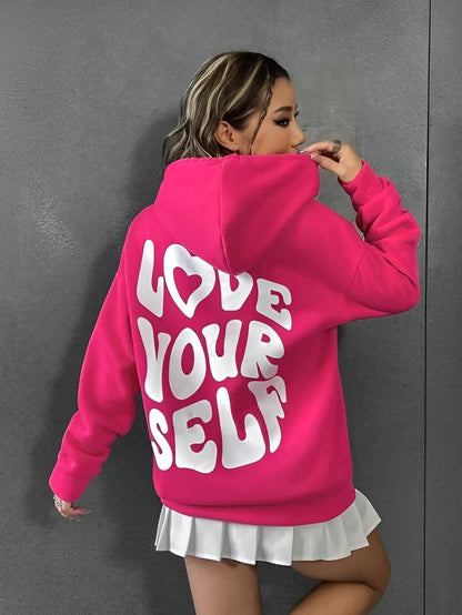 Gisselle - Stylová, volná mikina s potiskem pro ženy