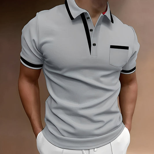 Callahan - Stylové polo triko s kapsou pro muže