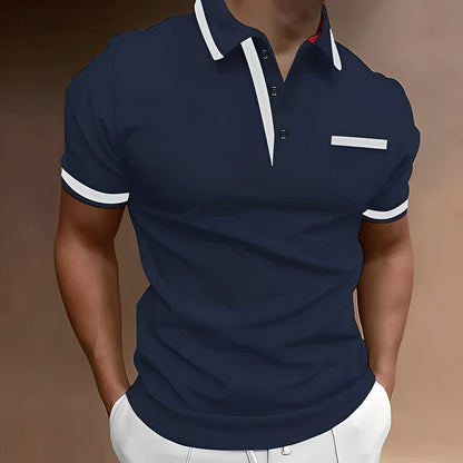 Callahan - Stylové polo triko s kapsou pro muže