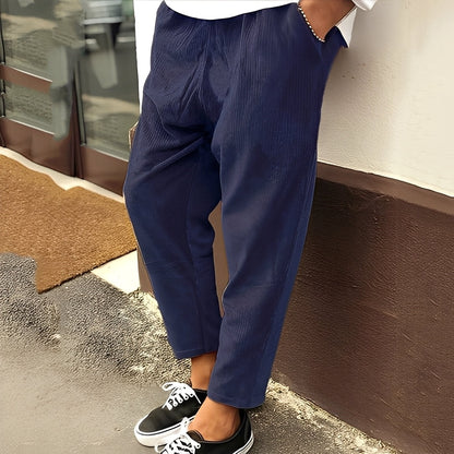 Marvin - Ležérní baggy kalhoty z manšestru pro muže