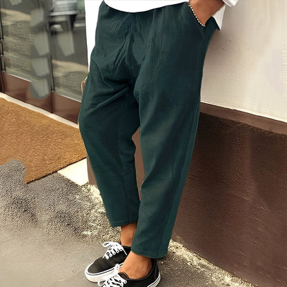 Marvin - Ležérní baggy kalhoty z manšestru pro muže