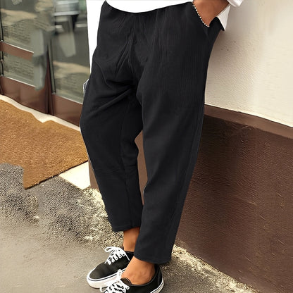 Marvin - Ležérní baggy kalhoty z manšestru pro muže