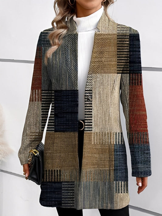 Tiffany - Stylový, formální dlouhý blazer pro dámy