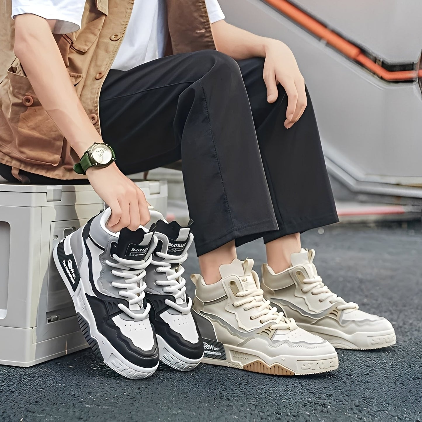 Niles - Stylové sportovní boty pro muže