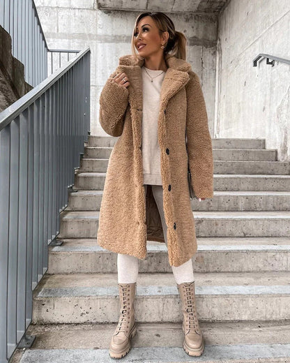 Georgiana - Elegantní umělá kožešinová bunda pro ženy