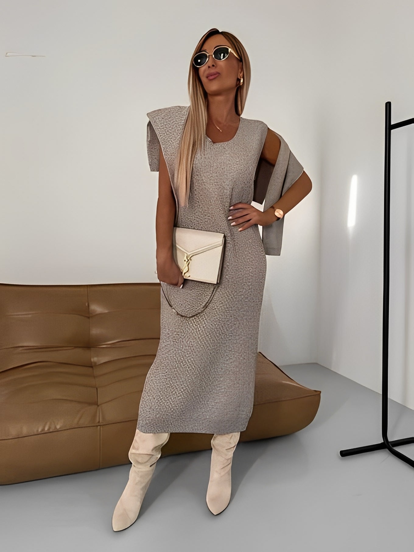 Cherice - Elegantní, volně pletená souprava pro dámy