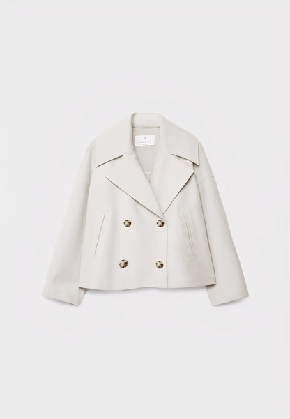 Claire – Krátká Elegantní Dvouradá Bunda