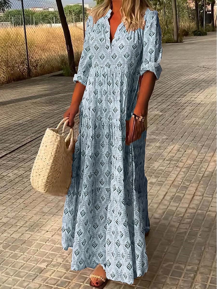 Birgitta – Elegantní maxi šaty s krásným střihem