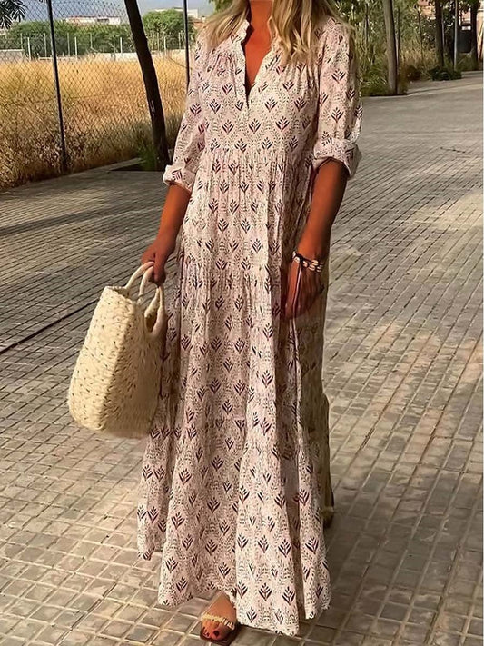 Birgitta – Elegantní maxi šaty s krásným střihem