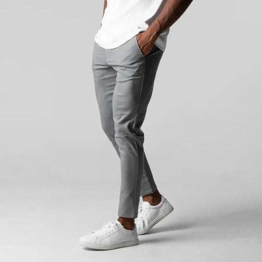 Justine - Ležérní Slim-Fit Chino kalhoty pro muže