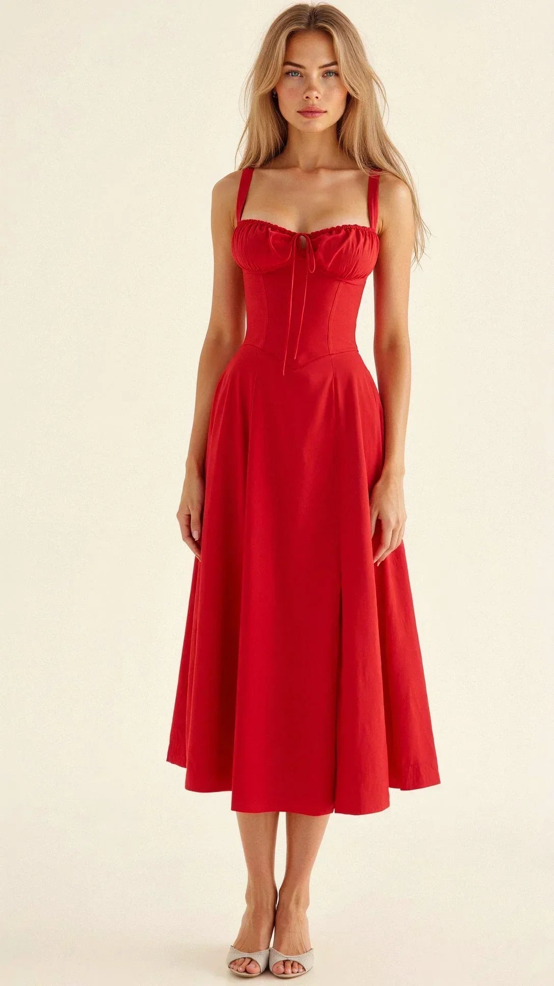 Delysia - Květinové Bustier Šaty Tvarující Elegance