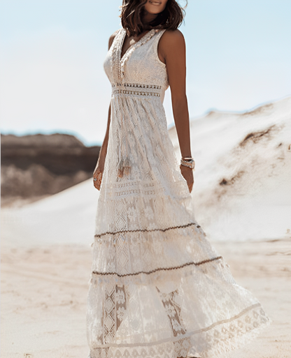 Kristine - Stylové Boho-krajkové šaty pro dámy